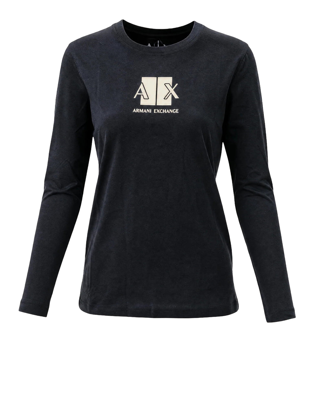 ARMANI EXCHANGE T-Shirt Armani Exchange Logo Frontale Nero