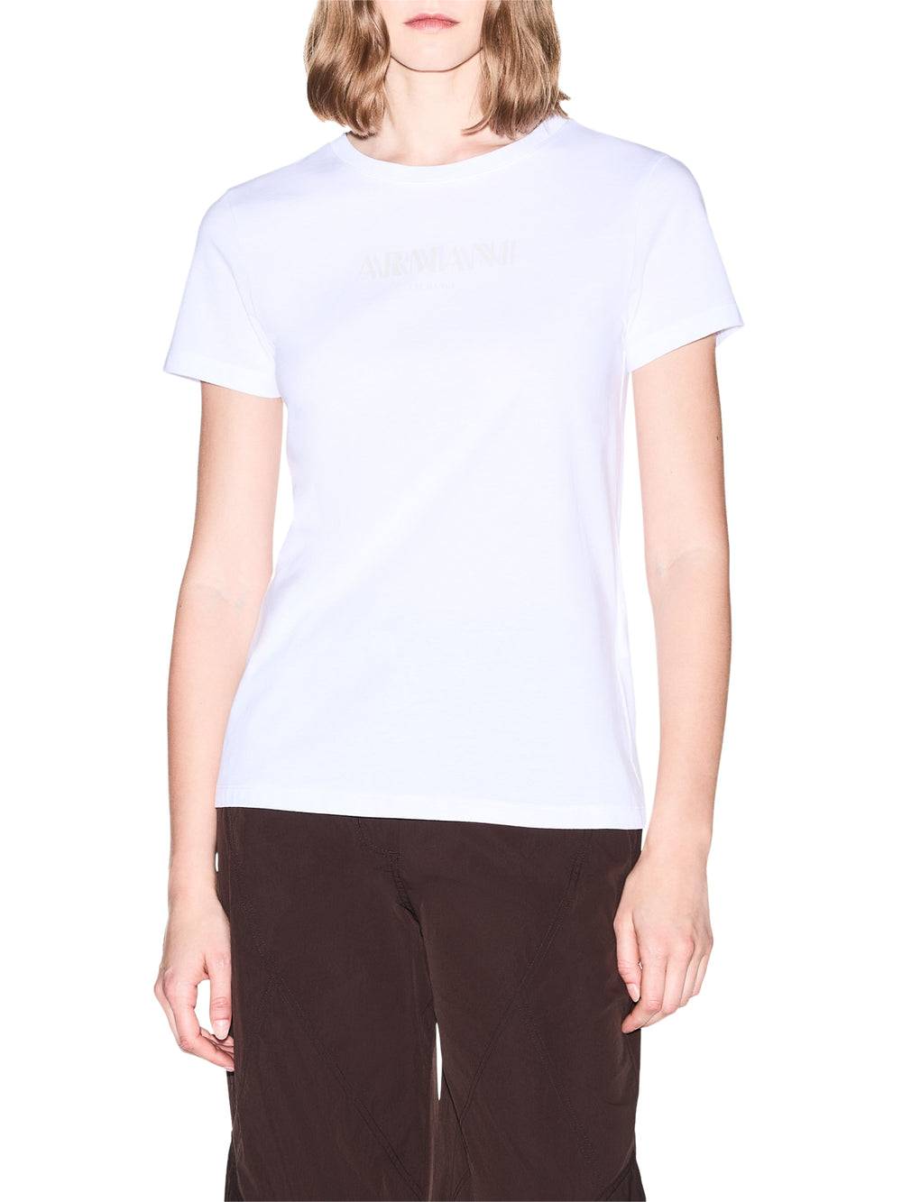 ARMANI EXCHANGE T-Shirt Armani Exchange In Jersey Di Cotone Bianco