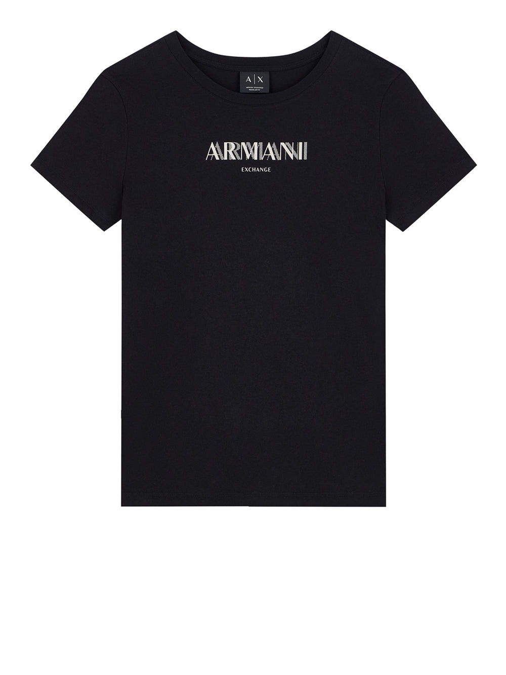 ARMANI EXCHANGE T-Shirt Armani Exchange Logo Frontale Nero