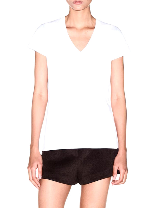 ARMANI EXCHANGE Tshirt Slim Fit In Jersey Di Cotone Armani Exchange - Bianco