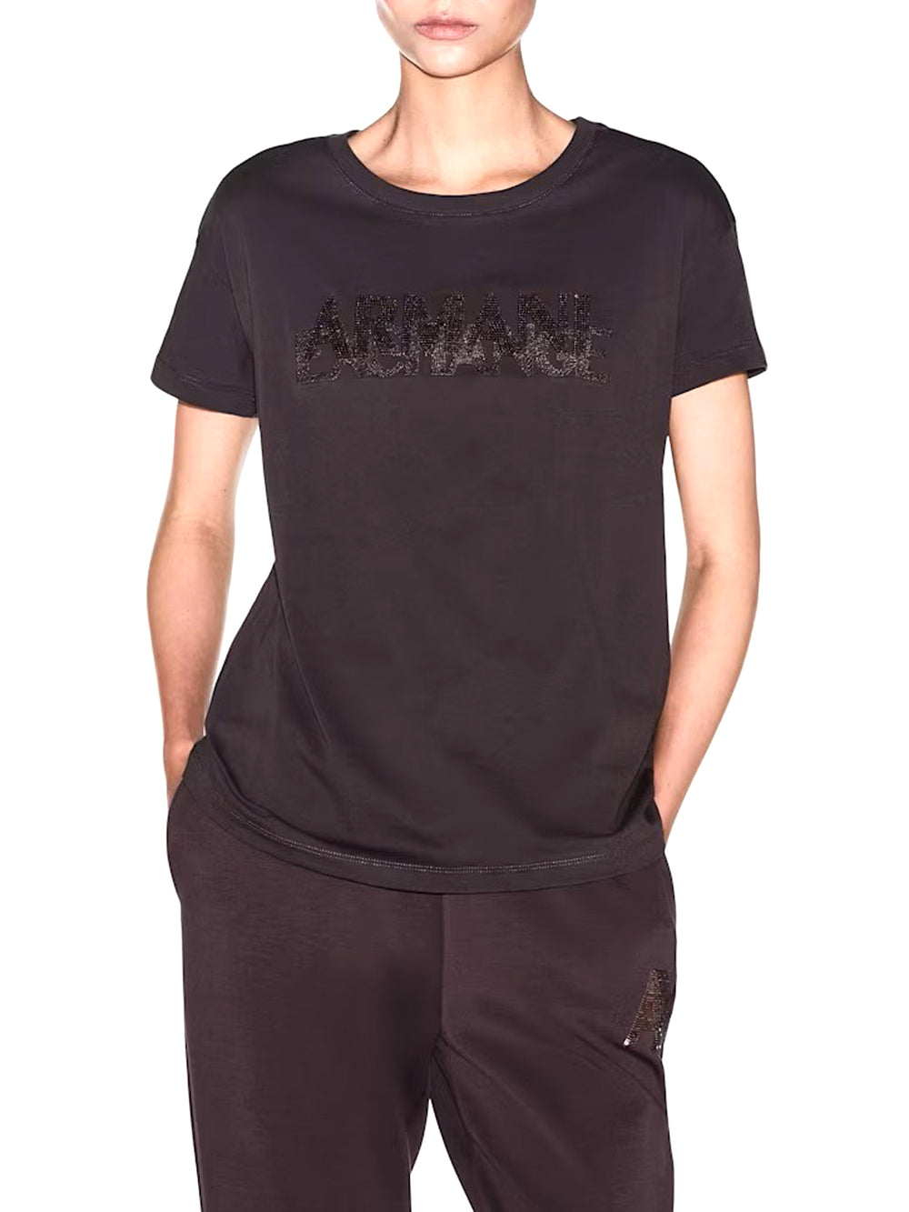 Armani Exchange Tshirt Oversize In Jersey Di Cotone Armani Exchange - Antagonist