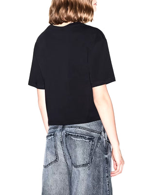 ARMANI EXCHANGE Tshirt Regular Fit In Jersey Di Cotone Armani Exchange - Nero