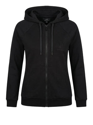 ARMANI EXCHANGE Felpa Armani Exchange In Tinta Unita - Nero