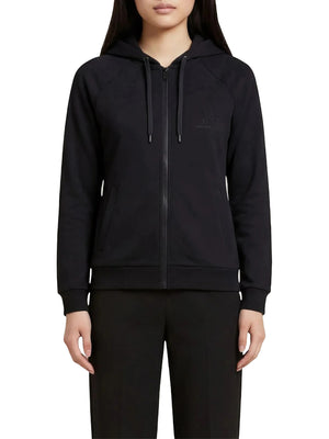 ARMANI EXCHANGE Felpa Armani Exchange In Tinta Unita - Nero