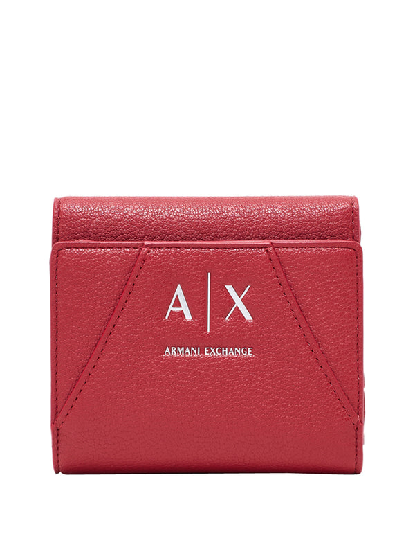 ARMANI EXCHANGE Portafoglio Armani Exchange Monogramma - Rosso