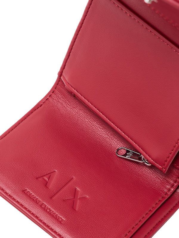 ARMANI EXCHANGE Portafoglio Armani Exchange Monogramma - Rosso