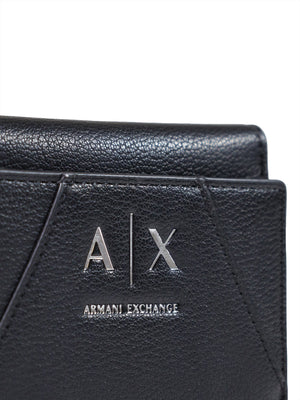 ARMANI EXCHANGE Portafoglio Armani Exchange Logo Frontale Nero