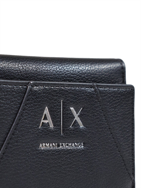 ARMANI EXCHANGE Portafoglio Armani Exchange Logo Frontale Nero