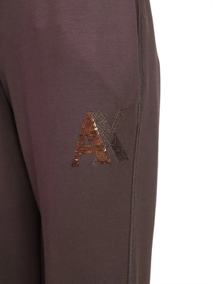 ARMANI EXCHANGE Pantatuta In Tessuto Scuba Di Viscosa - Marrone