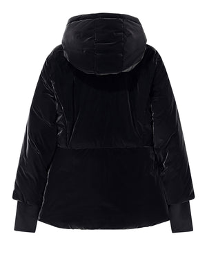 ARMANI EXCHANGE Giubbino Armani Exchange Up For Party Effetto Velluto Con Cappuccio - Nero