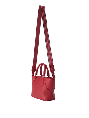 ARMANI EXCHANGE Borsa A Shopper Armani Exchange Logo Frontale - Rosso