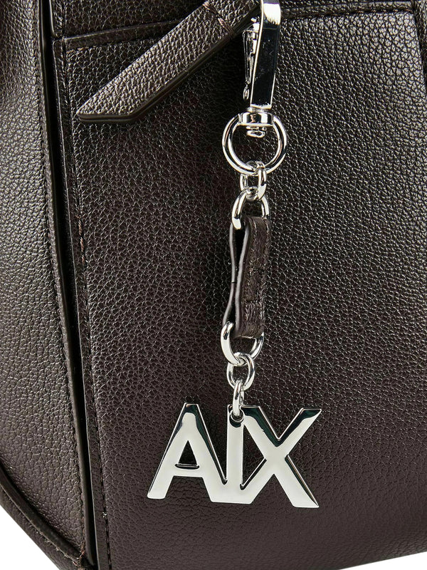 ARMANI EXCHANGE Zaino Armani Exchange Logo Frontale Marrone