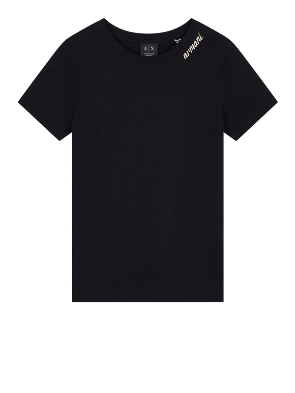 ARMANI EXCHANGE T-Shirt Armani Exchange Tinta Unita - Nero