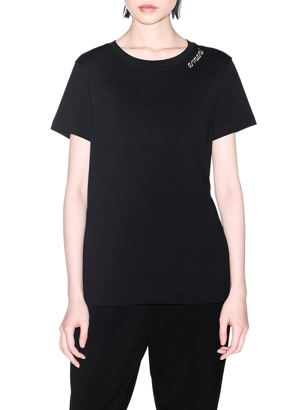 ARMANI EXCHANGE T-Shirt Armani Exchange Tinta Unita - Nero