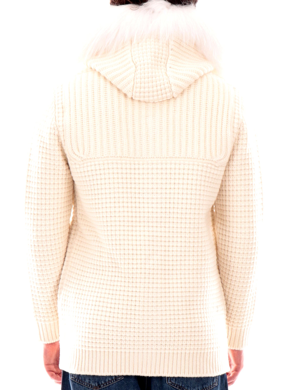 BARK Giubbotto con pelliccia Duffle Coat Lurex Bark - Bianco