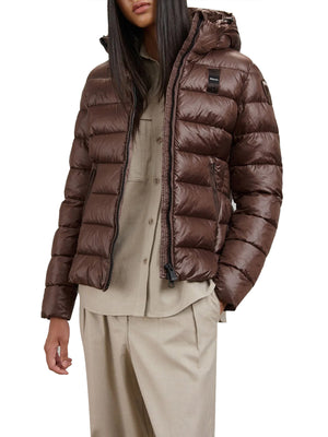 BLAUER Piumino Corto Imbottito Termica Caroll Blauer - Marrone