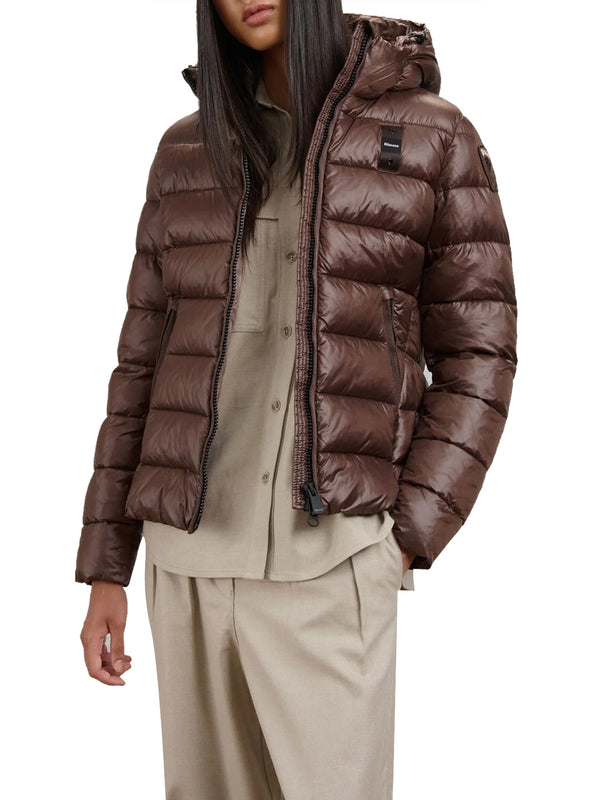 BLAUER Piumino Corto Imbottito Termica Caroll Blauer - Marrone