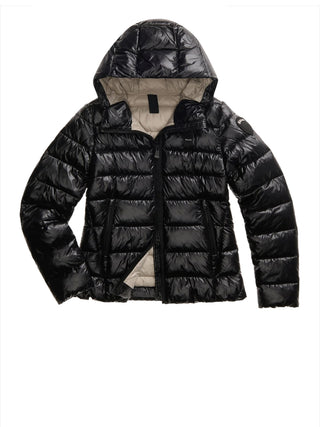 BLAUER Piumino Blauer Imbottito Corto Termico Caroll - Nero Beige
