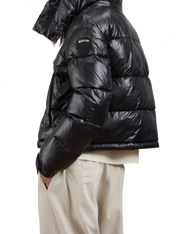 BLAUER Piumino Blauer Corto Gloria - Nero Beige
