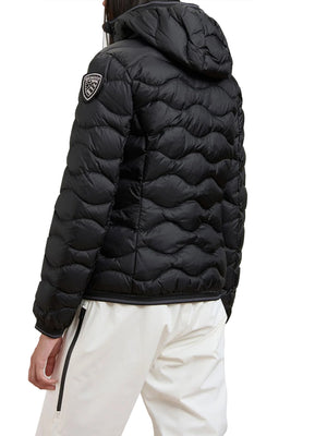 BLAUER Piumino Blauer Corto Imbottito Piuma Camelia - Nero Beige