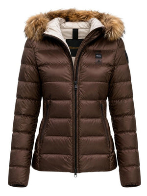 BLAUER Piumino Corto Blauer Arcadia - Brown Beige