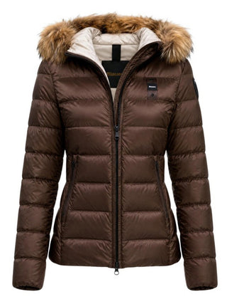 BLAUER Piumino Corto Blauer Arcadia - Brown Beige