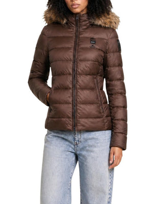 BLAUER Piumino Corto Blauer Arcadia - Brown Beige
