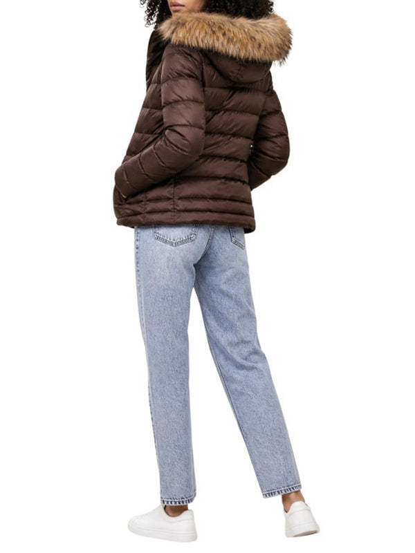BLAUER Piumino Corto Blauer Arcadia - Brown Beige