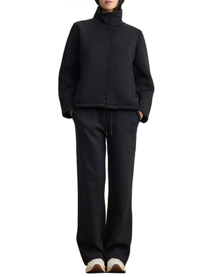 Blauer Felpa Donna Scuba Star con Bottoni Blauer Nera