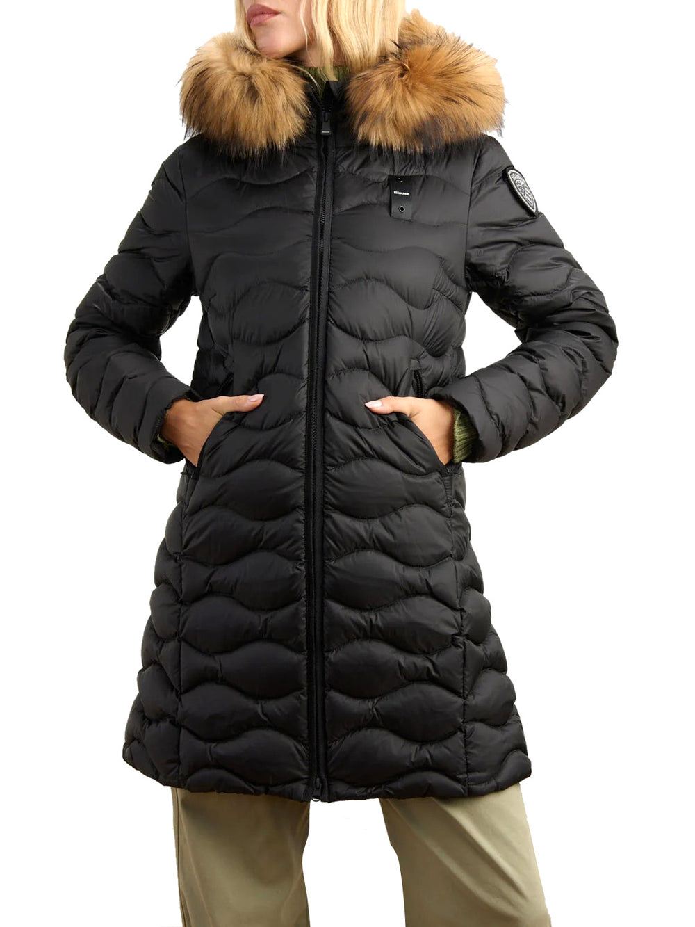 BLAUER Giubbotto Lynel Blauer Long Wave Nero