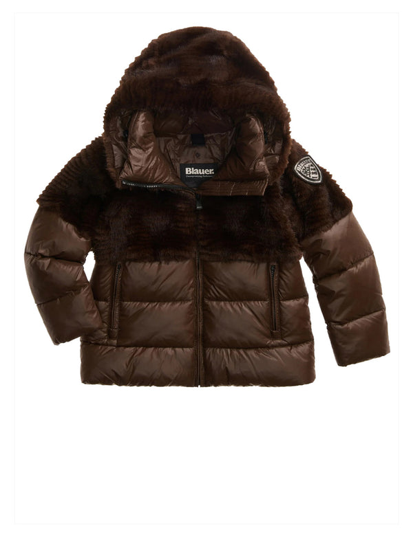 BLAUER Giubbotto Blauer Fanevil Junior Marrone