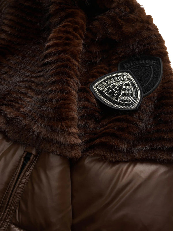 BLAUER Giubbotto Blauer Fanevil Junior Marrone