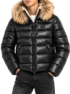 Blauer Piumino Ivory Blauer Nero