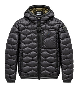 BLAUER Piumino Lowell Junior Blauer - Nero/Marrone