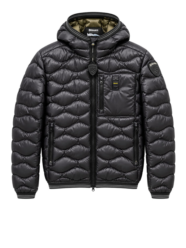 BLAUER Piumino Lowell Junior Blauer - Nero/Marrone