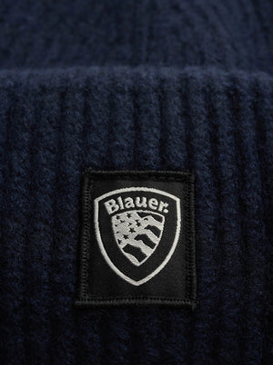 BLAUER Berretto Risvolto Doppio Wabash Navy
