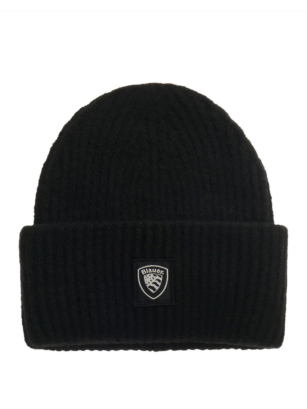BLAUER Berretto Risvolto Doppio Wabash Nero