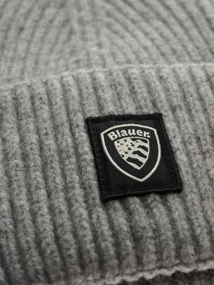 BLAUER Berretto Risvolto Doppio Wabash Grigio