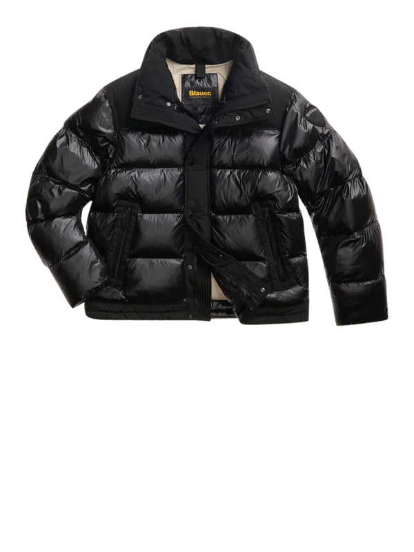 BLAUER Piumino Perkins Blauer - Nero/Beige