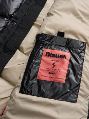 BLAUER Piumino Perkins Blauer - Nero/Beige