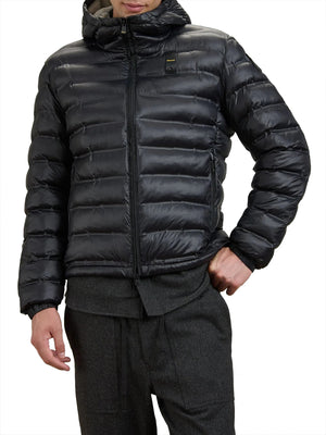 BLAUER Giubbino Blauer Corto Imbottito Charles - Nero Grigio