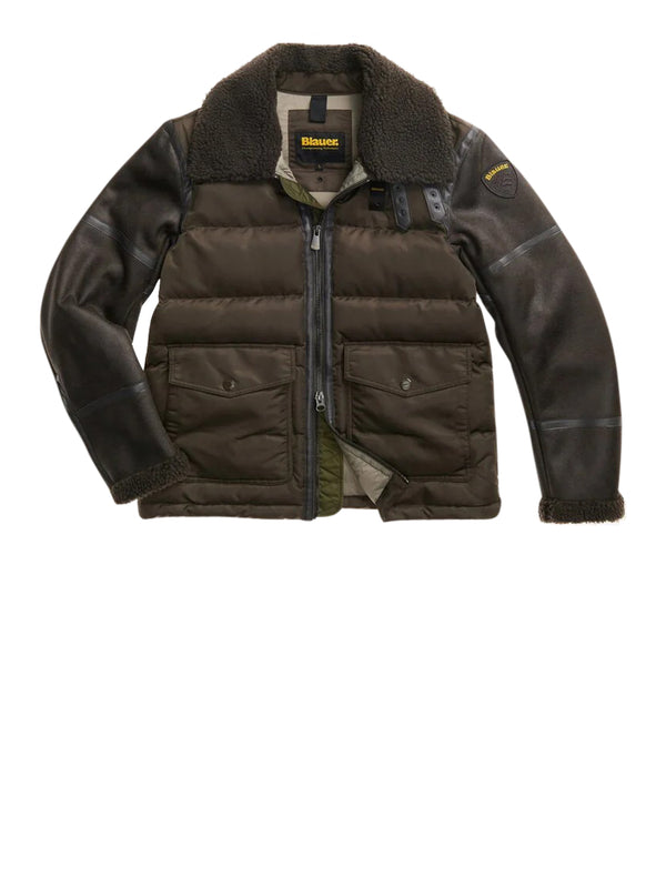 BLAUER Piumino Amherst Blauer - Marrone Scuro