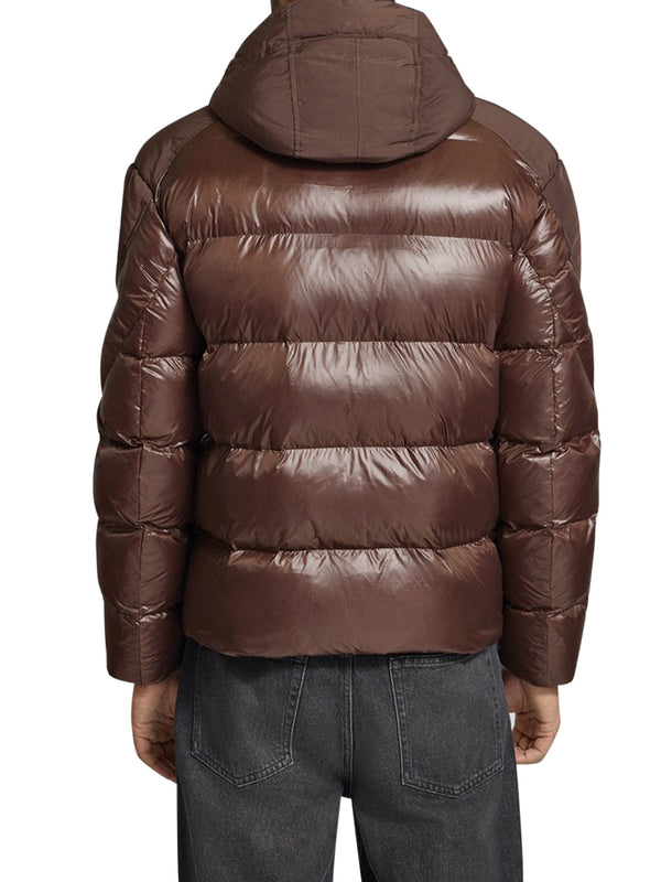 BLAUER Piumino Kiernan Blauer - Marrone/Grigio
