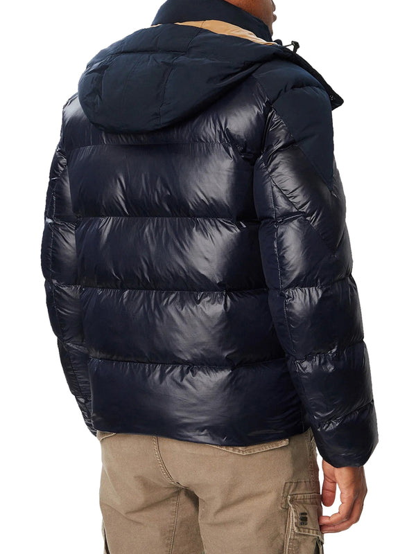 BLAUER Piumino Kiernan Blauer - Blu/Tabacco