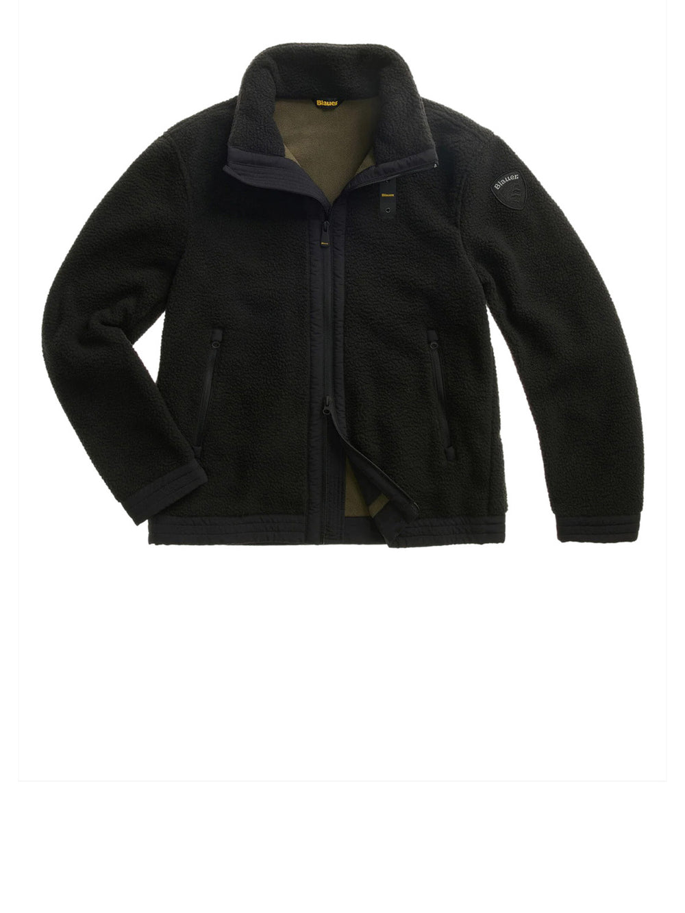 BLAUER Giubbetto Blauer In Pile Gerrish Nero