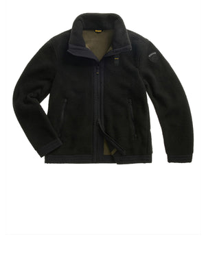 BLAUER Giubbetto Blauer In Pile Gerrish Nero