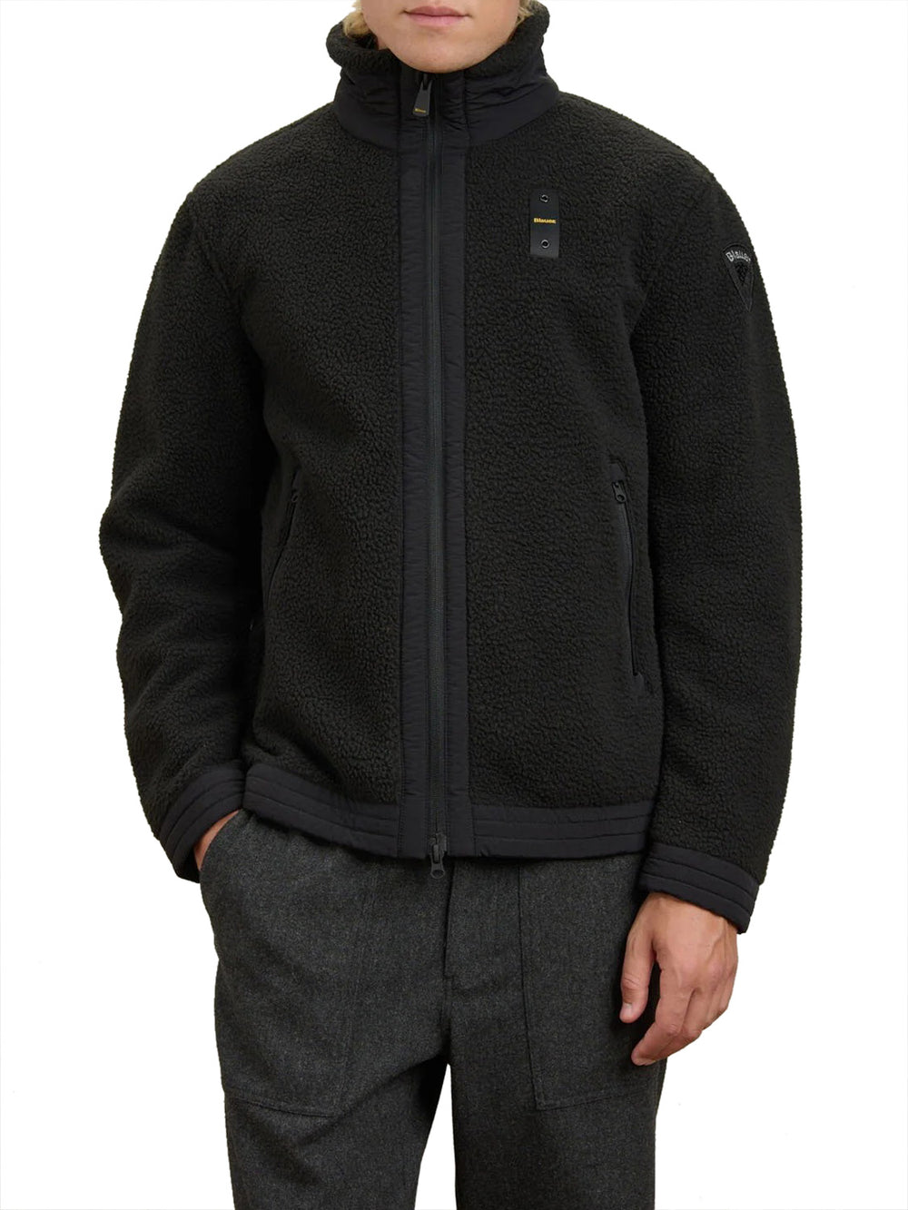 BLAUER Giubbetto Blauer In Pile Gerrish Nero