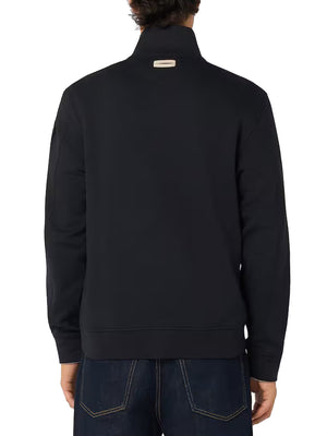 Blauer Felpa Uomo City con Zip Blauer - Nera