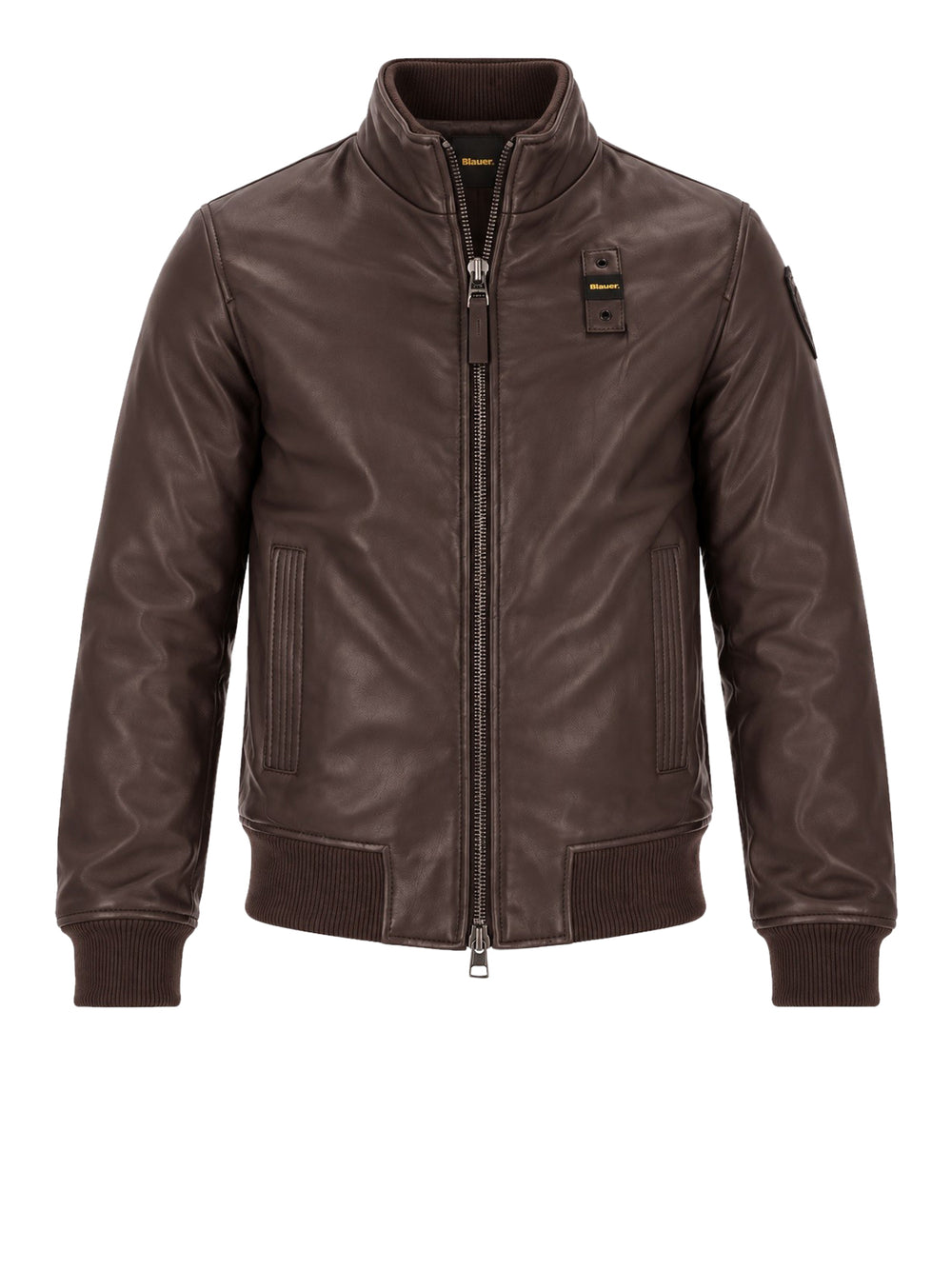 BLAUER Giubbino di Pelle Petrel Blauer - Marrone