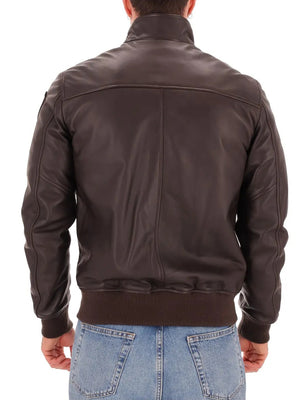 BLAUER Giubbino di Pelle Petrel Blauer - Marrone